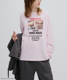 Ameri(�A����)��GREMLINS PHOTO PRINT LONG SLEEVE TOP(T�V���c/�J�b�g�\�[)