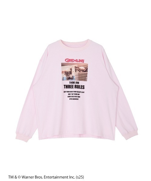 Ameri（アメリ）の「GREMLINS PHOTO PRINT LONG SLEEVE TOP（Tシャツ/カットソー・レディース・ピンク/ホワイト・FREE）」の13枚目の写真