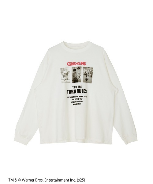 Ameri（アメリ）の「GREMLINS PHOTO PRINT LONG SLEEVE TOP（Tシャツ/カットソー・レディース・ピンク/ホワイト・FREE）」の12枚目の写真