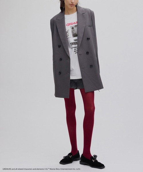 Ameri（アメリ）の「GREMLINS PHOTO PRINT LONG SLEEVE TOP（Tシャツ/カットソー・レディース・ピンク/ホワイト・FREE）」の7枚目の写真