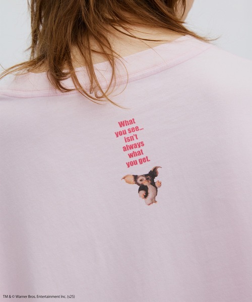 Ameri（アメリ）の「GREMLINS PHOTO PRINT LONG SLEEVE TOP（Tシャツ/カットソー・レディース・ピンク/ホワイト・FREE）」の11枚目の写真