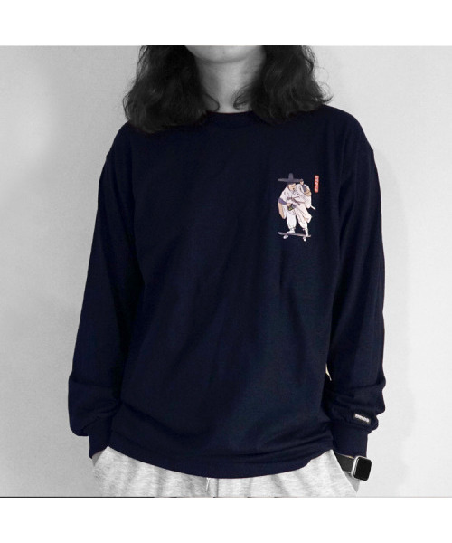 MONOPATIN(モノパティン)の「セオンビフィルミングシャツ - ネイビー(Tシャツ/カットソー・レディース・その他・MEDIUM/LARGE)」の5枚目の写真