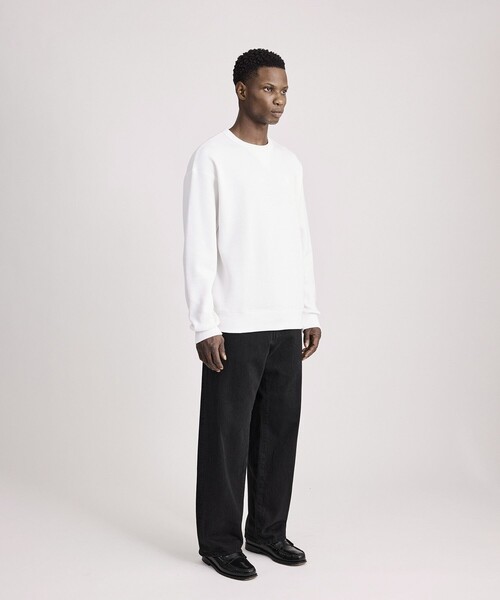 Saturdays NYC(サタデーズ ニューヨークシティ )の「SNYC Waffle Relaxed Top(Tシャツ/カットソー・メンズ・ブラック/オリーブ/オフホワイト・M/L/S/XL)」の17枚目の写真