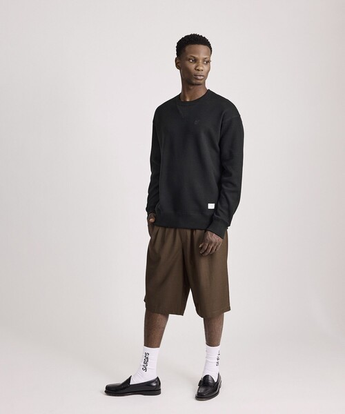 Saturdays NYC(サタデーズ ニューヨークシティ )の「SNYC Waffle Relaxed Top(Tシャツ/カットソー・メンズ・ブラック/オリーブ/オフホワイト・M/L/S/XL)」の19枚目の写真