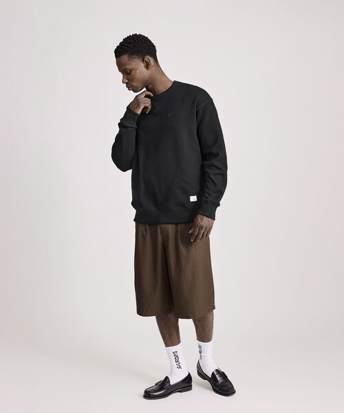 Saturdays NYC(サタデーズ ニューヨークシティ )の「SNYC Waffle Relaxed Top(Tシャツ/カットソー・メンズ・ブラック/オリーブ/オフホワイト・M/L/S/XL)」の20枚目の写真