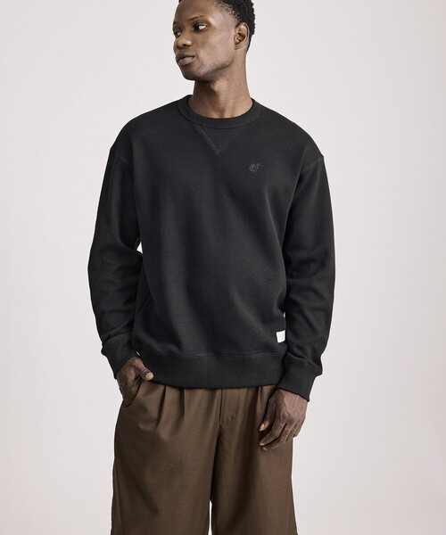 Saturdays NYC(サタデーズ ニューヨークシティ )の「SNYC Waffle Relaxed Top(Tシャツ/カットソー・メンズ・ブラック/オリーブ/オフホワイト・M/L/S/XL)」の5枚目の写真