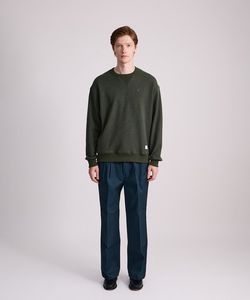 Saturdays NYC(サタデーズ ニューヨークシティ )の「SNYC Waffle Relaxed Top(Tシャツ/カットソー・メンズ・ブラック/オリーブ/オフホワイト・M/L/S/XL)」の13枚目の写真