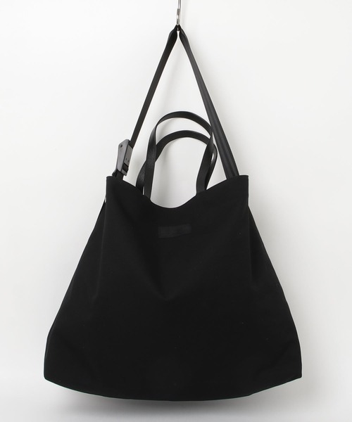 ADAM PATEK(アダムパテック)の「ADAMPATEK/new shrink leather combi big tote bag/レザーコンビ2wayトートバッグ(トートバッグ・メンズ・ブラック系その他2/ブラック系その他・FREE)」の21枚目の写真