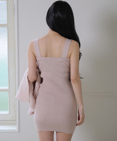 LIPSERVICE（リップサービス）の「モールニットアンサンブルワンピース（ワンピース・レディース・アイボリー/ピンク/グレー・S/M）」の18枚目の写真