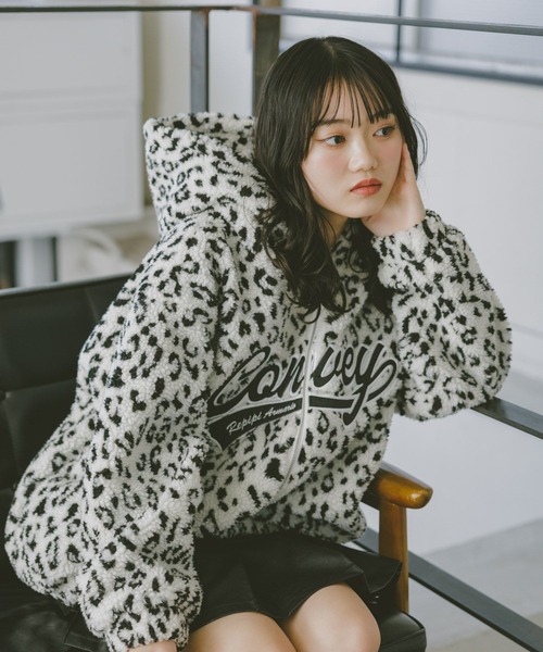 セール】ボアルーズフーディジャケット（ブルゾン）｜repipi armario