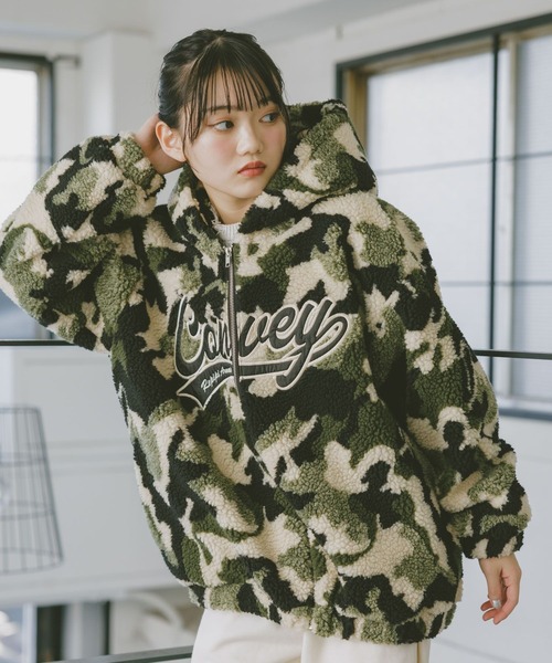 セール】ボアルーズフーディジャケット（ブルゾン）｜repipi armario