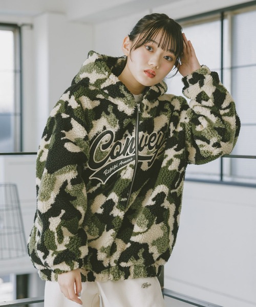 セール】ボアルーズフーディジャケット（ブルゾン）｜repipi armario