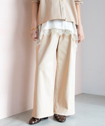 Elura | 大人カラーワイドデニム＜低身長サイズあり＞/625552(デニムパンツ)