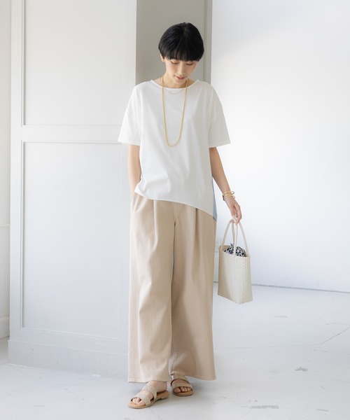 Elura（エルーラ）の「大人カラーワイドデニム＜低身長サイズあり＞/625552（デニムパンツ・レディース・ブラウン/ライトピンク/ブルー/ホワイト/ベージュ・FREE(S)/LARGE/MEDIUM）」の22枚目の写真