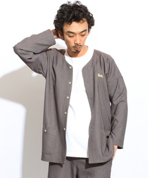 Fake Denim Japanese Work Shirt