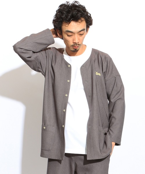ROTAR(ローター)の「Fake Denim Japanese Work Shirt(シャツ/ブラウス・メンズ・ブラック/グレー/インディゴブルー・MEDIUM/LARGE/X-LARGE)」の3枚目の写真