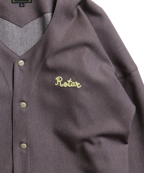 ROTAR(ローター)の「Fake Denim Japanese Work Shirt(シャツ/ブラウス・メンズ・ブラック/グレー/インディゴブルー・MEDIUM/LARGE/X-LARGE)」の12枚目の写真