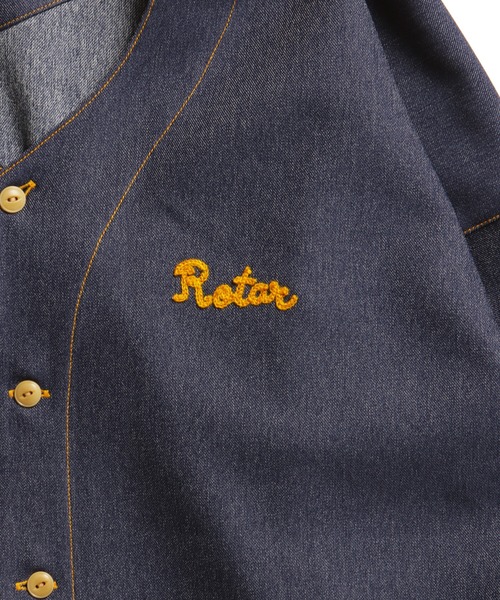 ROTAR(ローター)の「Fake Denim Japanese Work Shirt(シャツ/ブラウス・メンズ・ブラック/グレー/インディゴブルー・MEDIUM/LARGE/X-LARGE)」の13枚目の写真