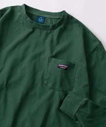 【70】【GERRY/ジェリー】ピグメント加工 ピスネーム ポケット ロングスリーブTシャツ