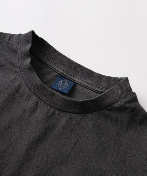 GERRY(ジェリー)の「【70】【GERRY/ジェリー】ピグメント加工 ピスネーム ポケット ロングスリーブTシャツ(Tシャツ/カットソー・メンズ・ブラック/ベージュ/ネイビー/グリーン・M/L/XL)」の7枚目の写真