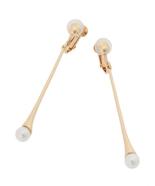 Te chichi（テチチ）の「スイングモチーフパールイヤリング（ピアス（両耳用）・レディース・ゴールド・F）」の3枚目の写真