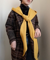 histoire（イストワール）の「【5Collar】ストールリブニットフーディー ニットキャップ（ニットキャップ/ビーニー）」