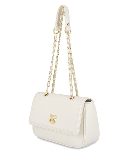 PAUL & JOE ACCESSOIRES（ポールアンドジョーアクセソワ）の「PAUL & JOE ACCESSOIRES (ポール＆ジョーアクセソワ)ショルダーバッグ PJA-B1385 3D CAT FACE（ショルダーバッグ・レディース・アイボリー/ブラック/ピンク/グリーン・FREE）」の9枚目の写真