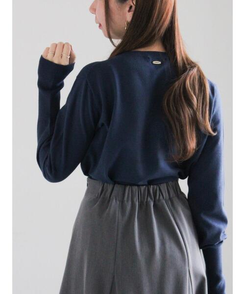 セール】プレーンニット(吸湿発熱)（ニット/セーター）｜Te chichi