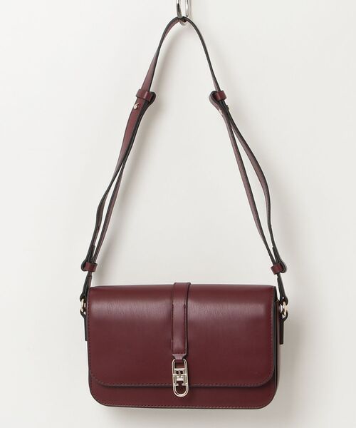 TOMMY HILFIGER(トミーヒルフィガー)の「リブレフラップクロスボディバッグ(ショルダーバッグ・レディース・ベージュ/ホワイト/ブラック/ピンク・FREE)」の4枚目の写真
