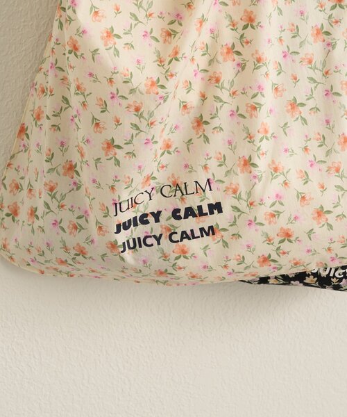 Omekashi（オメカシ）の「花柄トートバッグ（トートバッグ・レディース・ホワイト/ブラック・ONE SIZE）」の4枚目の写真