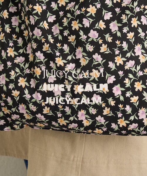 Omekashi（オメカシ）の「花柄トートバッグ（トートバッグ・レディース・ホワイト/ブラック・ONE SIZE）」の10枚目の写真