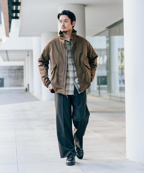 EDIFICE（エディフィス）の「M-65 ライナー ショート  モッズコート（ミリタリージャケット・メンズ・ブラウン/ブラック・MEDIUM/LARGE）」の3枚目の写真