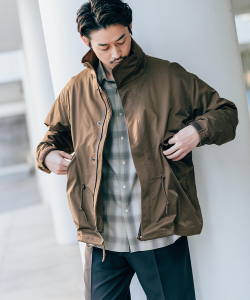 EDIFICE（エディフィス）の「M-65 ライナー ショート  モッズコート（ミリタリージャケット・メンズ・ブラウン/ブラック・MEDIUM/LARGE）」の5枚目の写真