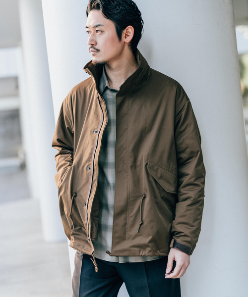 EDIFICE（エディフィス）の「M-65 ライナー ショート  モッズコート（ミリタリージャケット・メンズ・ブラウン/ブラック・MEDIUM/LARGE）」の6枚目の写真