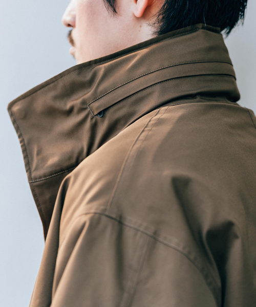 EDIFICE（エディフィス）の「M-65 ライナー ショート  モッズコート（ミリタリージャケット・メンズ・ブラウン/ブラック・MEDIUM/LARGE）」の10枚目の写真