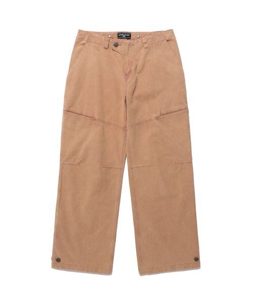 NICE GHOST CLUB(ナイスゴーストクラブ)の「COTTON DYED BIKER PANTS_BRICK(NG2DFUD103A)(その他パンツ・レディース・その他・S/M/L)」の1枚目の写真