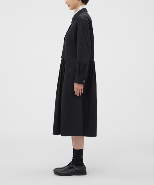 MARGARET HOWELL(マーガレットハウエル)の「COTTON SILK PLAINWEAVE DRESS(ワンピース・レディース・ネイビー系1・2/1)」の7枚目の写真