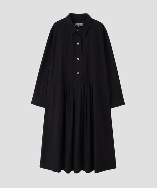 MARGARET HOWELL（マーガレットハウエル）の「COTTON SILK PLAINWEAVE DRESS（ワンピース・レディース・ネイビー系1・2/1）」の3枚目の写真