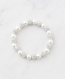 SHOO・LA・RUE（シューラルー）の「パヴェボールフェイクパールゴムブレス（ブレスレット）」
