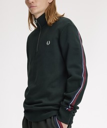 FRED PERRY（フレッドペリー）の「Twisted Stripe Tape Half Zip/ツイストストライプテープハーフジップスウェットシャツ（スウェット）」