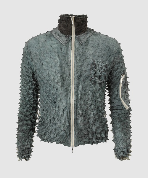 MASU(エムエーエスユー)の「SPIKY FLIGHT JACKET(その他アウター・メンズ・グリーン系その他/ブラック系その他・48/46)」の2枚目の写真
