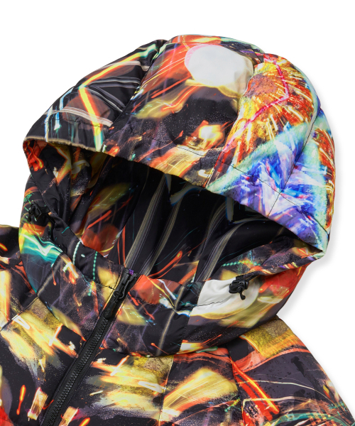 BROWNBREATH（ブラウンブレス）の「NIGHT RIDER  HOODIE PUFFER - MULTI（ダウンジャケット/コート・レディース・その他・S/M/L/XL）」の3枚目の写真