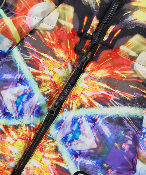 BROWNBREATH（ブラウンブレス）の「NIGHT RIDER  HOODIE PUFFER - MULTI（ダウンジャケット/コート・レディース・その他・S/M/L/XL）」の5枚目の写真