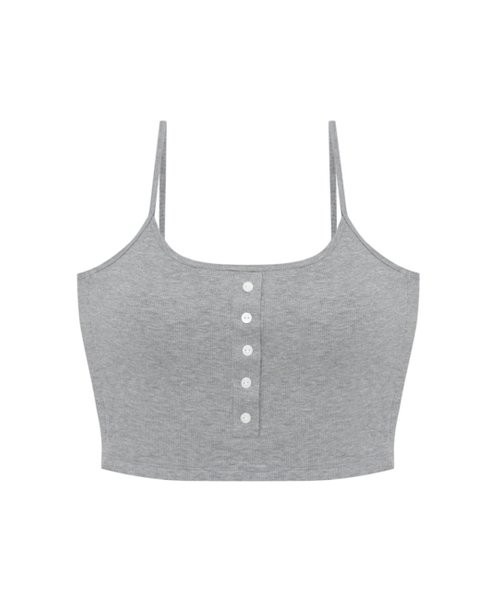 SURFEA(サーフィー)の「BUTTON BRA TOP_GREY(Tシャツ/カットソー・レディース・その他・M/L/S)」の3枚目の写真