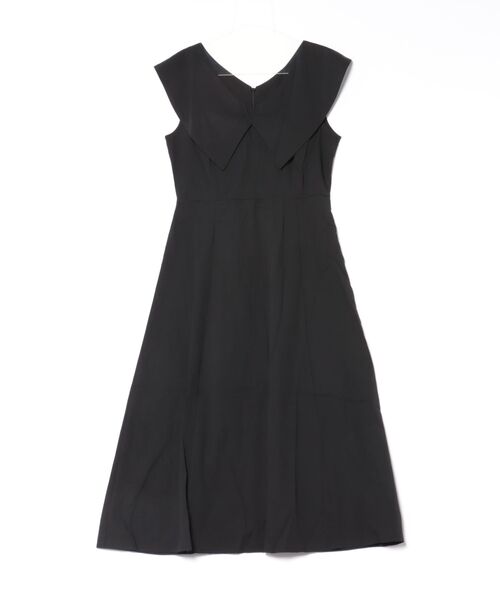 H.TOKYO NUIT(エイチトウキョウニュイ)の「ビッグカラーデザイン オケージョンワンピース(ドレス・レディース・ブラック・FREE)」の4枚目の写真