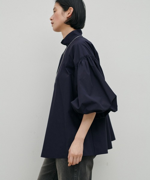 LARUTA（ラルータ）の「【LARUTA】セレモニー対応可／ギャザースリーブ前後2WAYブラウス（シャツ/ブラウス・レディース・ピンク/ネイビー/オフホワイト・FREE）」の16枚目の写真