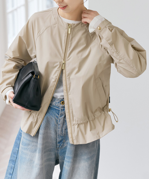 Spick & Span(スピックアンドスパン)の「《一部店舗+WEB限定》WOOLRICH / ウールリッチ CITY BOMBER(その他アウター・レディース・アイボリー/ブラック・SMALL)」の2枚目の写真