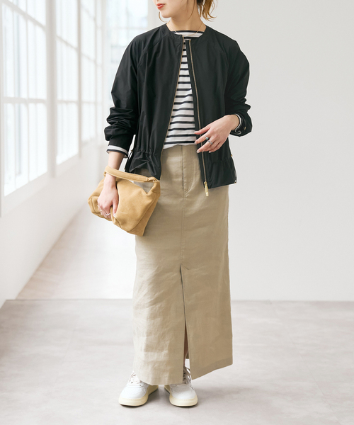Spick & Span(スピックアンドスパン)の「《一部店舗+WEB限定》WOOLRICH / ウールリッチ CITY BOMBER(その他アウター・レディース・アイボリー/ブラック・SMALL)」の10枚目の写真