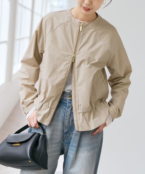 Spick & Span(スピックアンドスパン)の「《一部店舗+WEB限定》WOOLRICH / ウールリッチ CITY BOMBER(その他アウター・レディース・アイボリー/ブラック・SMALL)」の13枚目の写真