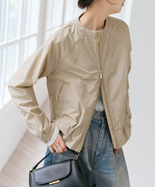 Spick & Span(スピックアンドスパン)の「《一部店舗+WEB限定》WOOLRICH / ウールリッチ CITY BOMBER(その他アウター・レディース・アイボリー/ブラック・SMALL)」の14枚目の写真